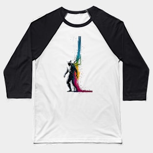 Colorful Graphic Baseball T-Shirt